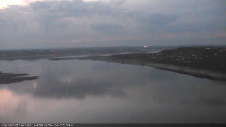 Lake Travis webcam, December 24, 2024 6:00 PM CT