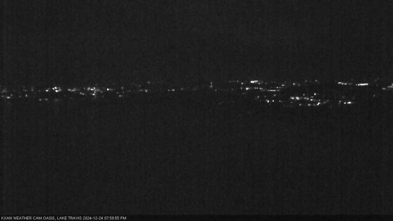 Lake Travis webcam, December 24, 2024 8:00 PM CT