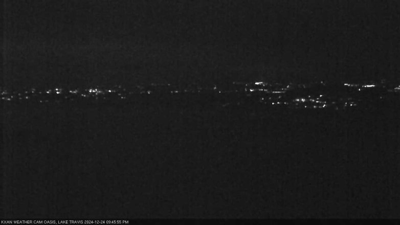 Lake Travis webcam, December 24, 2024 9:45 PM CT