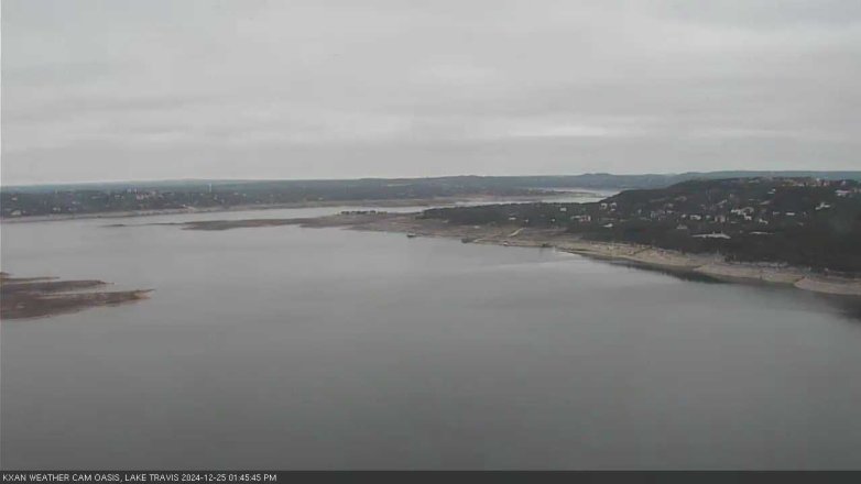 Lake Travis webcam, December 25, 2024 1:45 PM CT