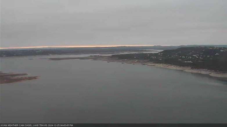 Lake Travis webcam, December 25, 2024 4:45 PM CT