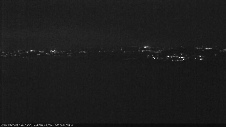 Lake Travis webcam, December 25, 2024 6:25 PM CT