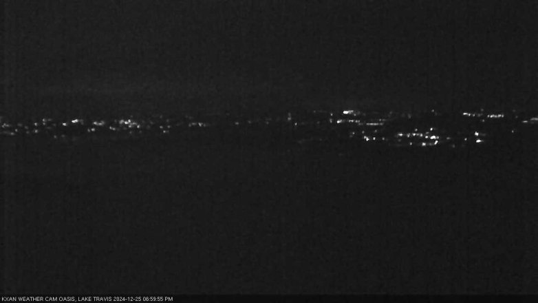 Lake Travis webcam, December 25, 2024 7:00 PM CT