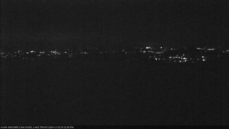 Lake Travis webcam, December 25, 2024 7:25 PM CT