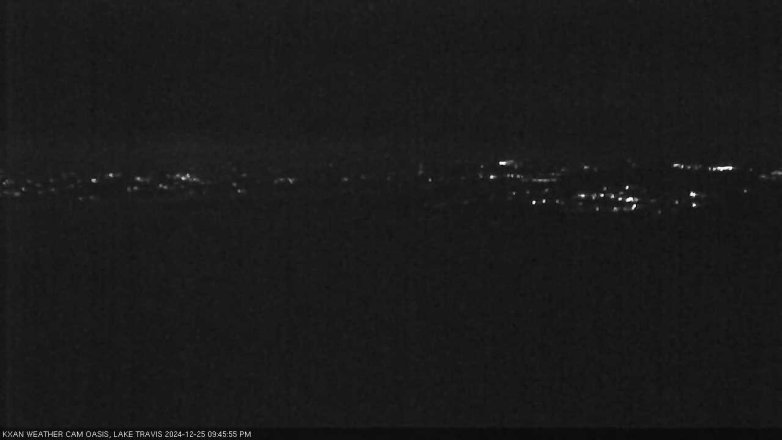 Lake Travis webcam, December 25, 2024 9:45 PM CT