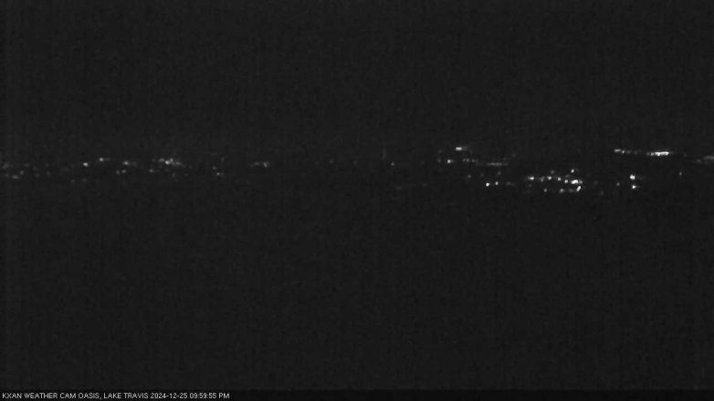 Lake Travis webcam, December 25, 2024 10:00 PM CT