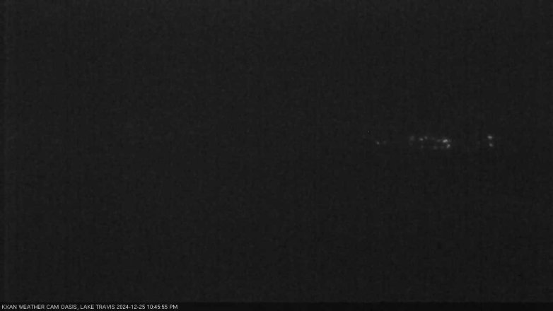 Lake Travis webcam, December 25, 2024 10:45 PM CT