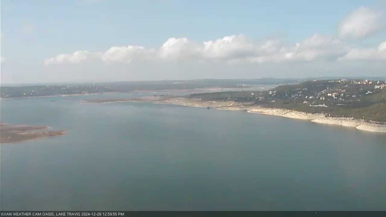 Lake Travis webcam, December 26, 2024 1:00 PM CT