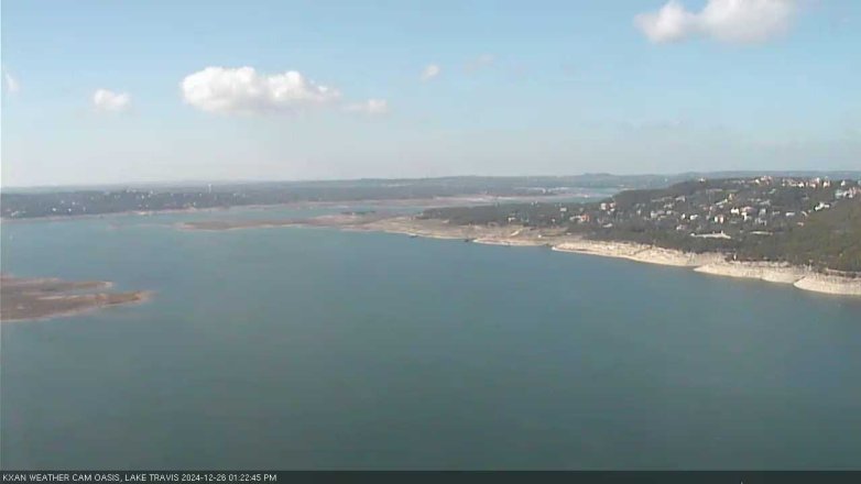 Lake Travis webcam, December 26, 2024 1:25 PM CT