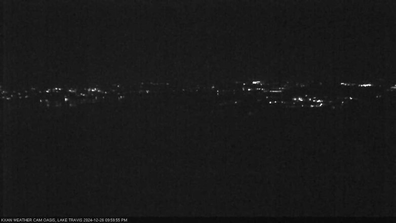 Lake Travis webcam, December 26, 2024 10:00 PM CT