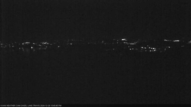 Lake Travis webcam, December 26, 2024 10:45 PM CT