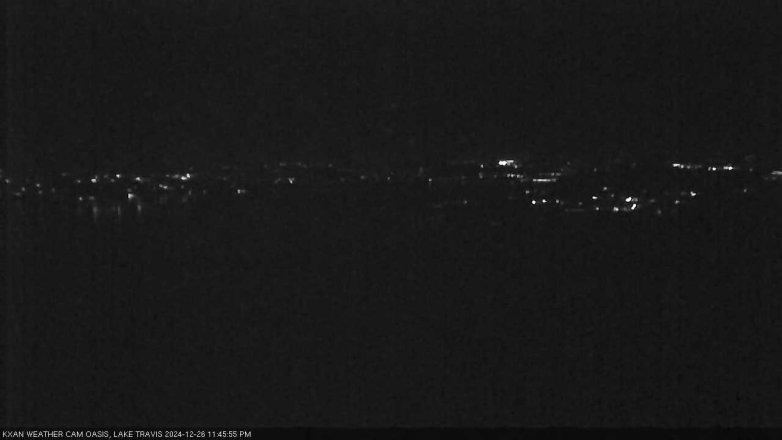 Lake Travis webcam, December 26, 2024 11:45 PM CT