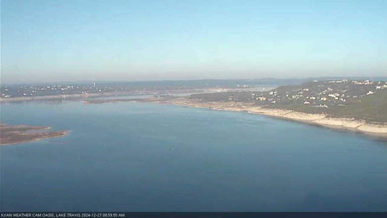 Lake Travis webcam, December 27, 2024 9:00 AM CT