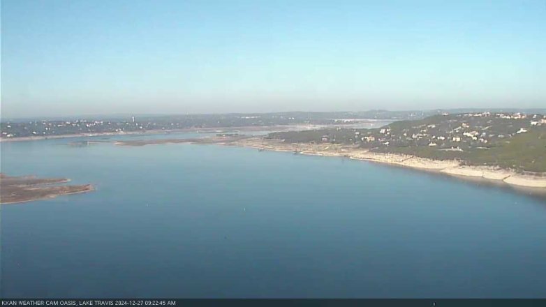 Lake Travis webcam, December 27, 2024 9:25 AM CT