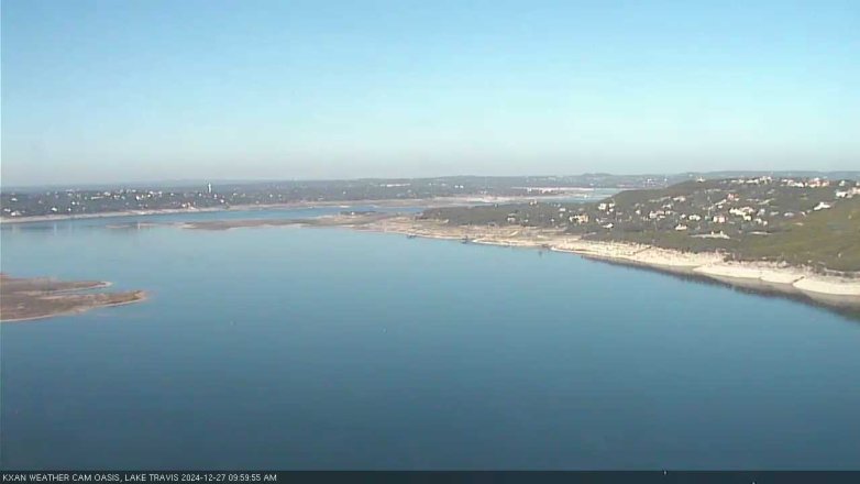 Lake Travis webcam, December 27, 2024 10:00 AM CT