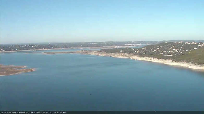 Lake Travis webcam, December 27, 2024 10:45 AM CT