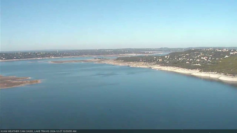 Lake Travis webcam, December 27, 2024 11:00 AM CT