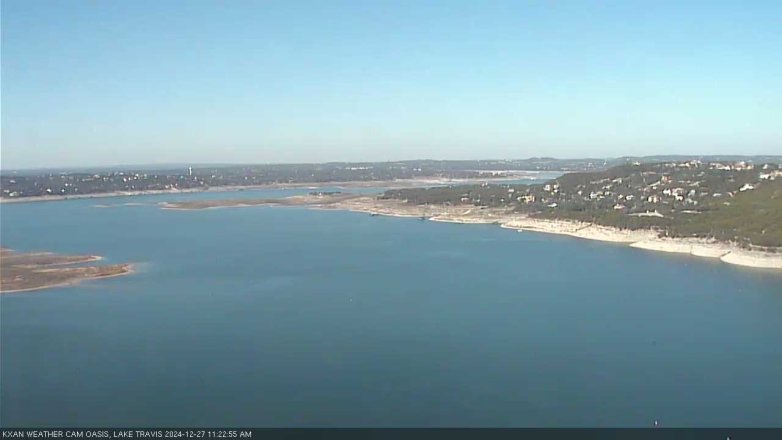 Lake Travis webcam, December 27, 2024 11:25 AM CT