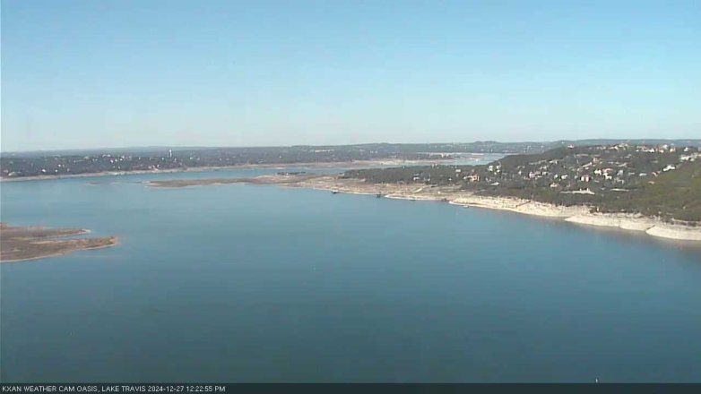 Lake Travis webcam, December 27, 2024 12:25 PM CT