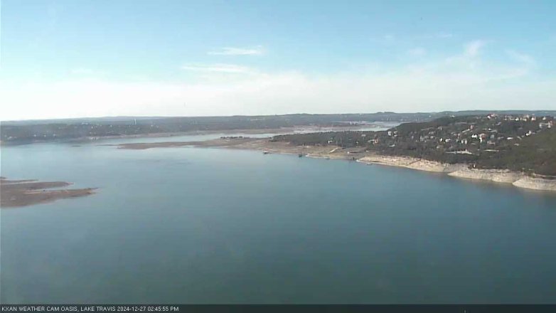 Lake Travis webcam, December 27, 2024 2:45 PM CT