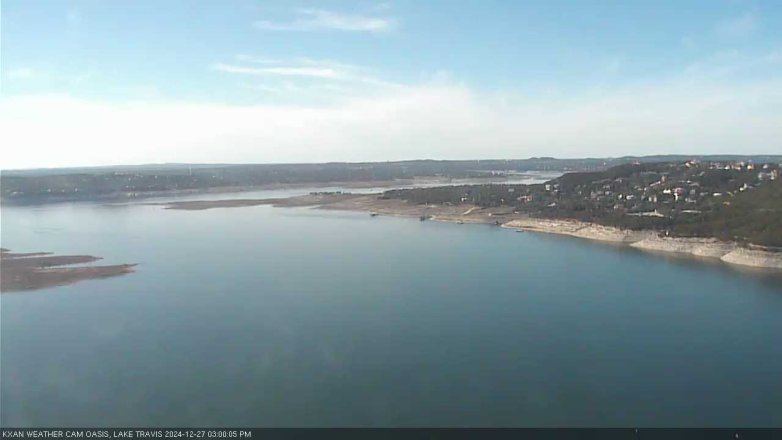 Lake Travis webcam, December 27, 2024 3:00 PM CT