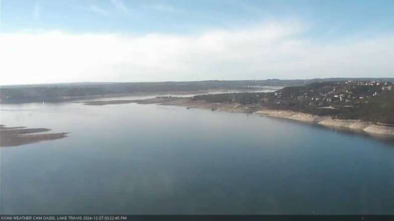 Lake Travis webcam, December 27, 2024 3:25 PM CT