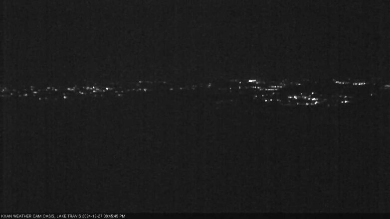 Lake Travis webcam, December 27, 2024 8:45 PM CT