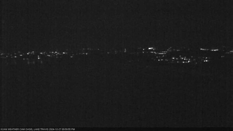 Lake Travis webcam, December 27, 2024 10:00 PM CT