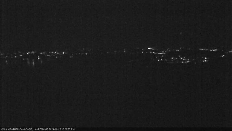 Lake Travis webcam, December 27, 2024 10:25 PM CT