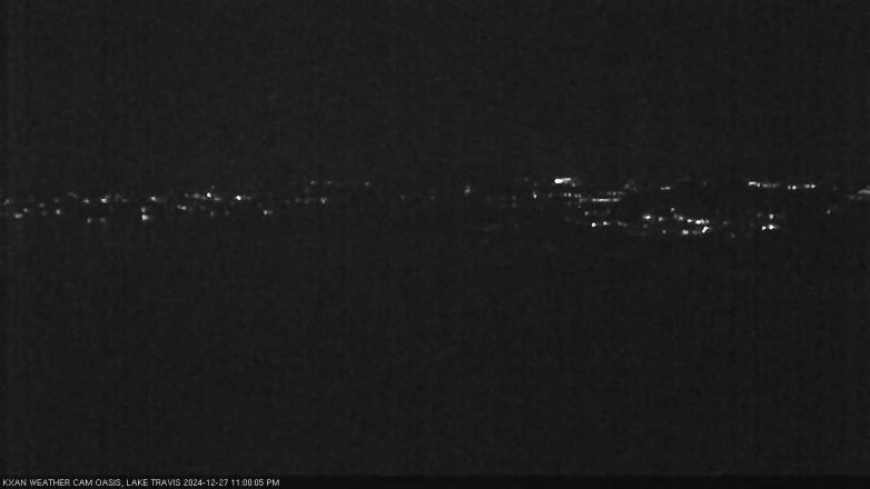 Lake Travis webcam, December 27, 2024 11:00 PM CT