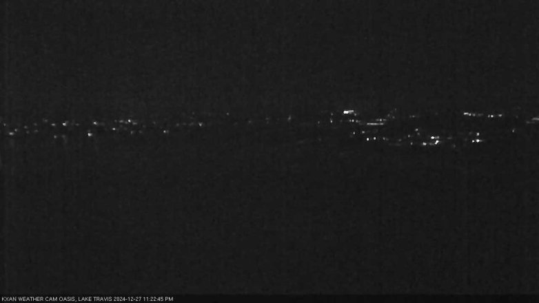 Lake Travis webcam, December 27, 2024 11:25 PM CT