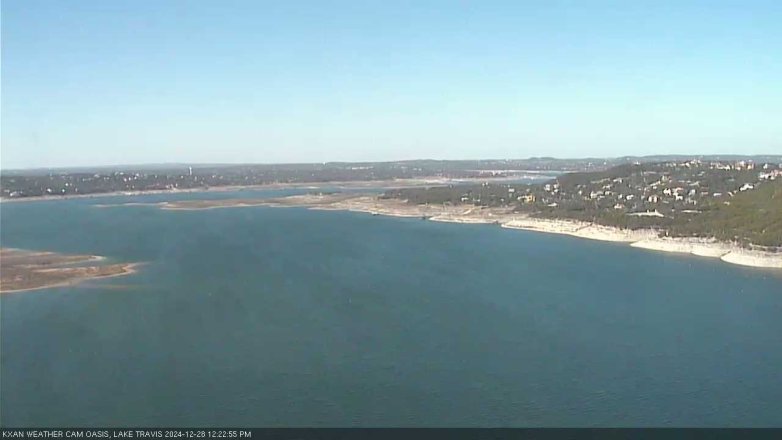 Lake Travis webcam, December 28, 2024 12:25 PM CT
