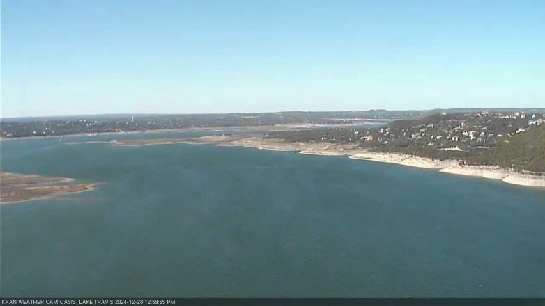 Lake Travis webcam, December 28, 2024 1:00 PM CT