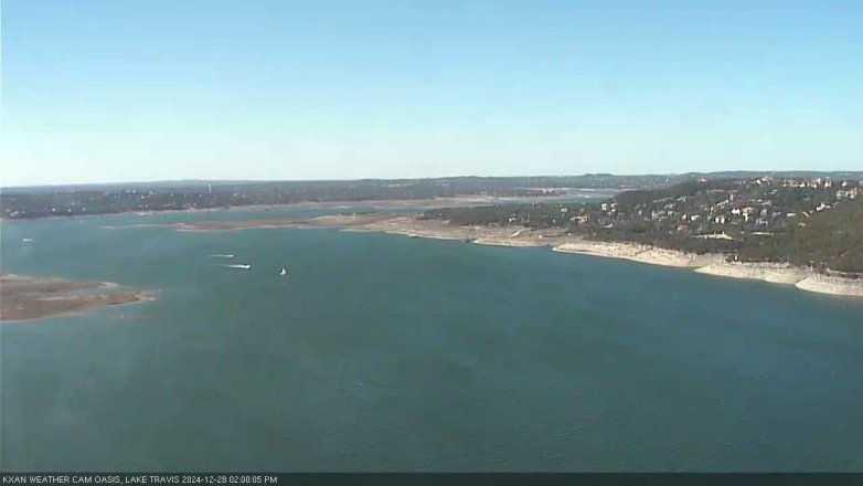 Lake Travis webcam, December 28, 2024 2:00 PM CT