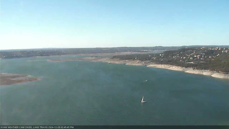 Lake Travis webcam, December 28, 2024 2:45 PM CT