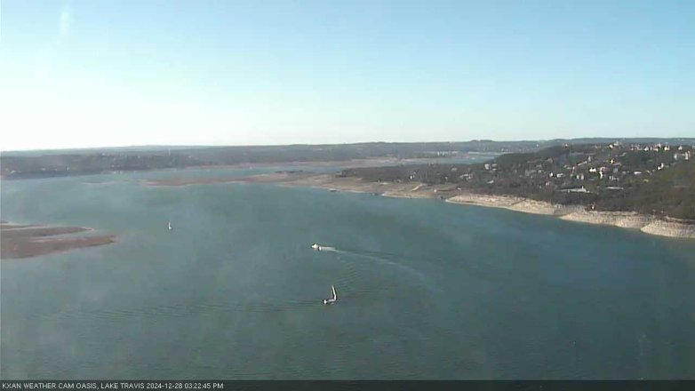 Lake Travis webcam, December 28, 2024 3:25 PM CT