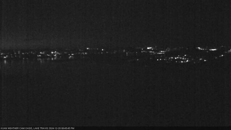 Lake Travis webcam, December 28, 2024 6:45 PM CT