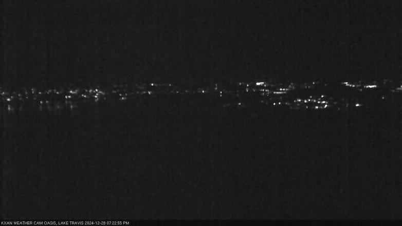 Lake Travis webcam, December 28, 2024 7:25 PM CT