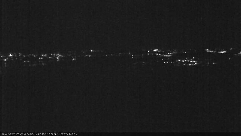 Lake Travis webcam, December 28, 2024 7:45 PM CT