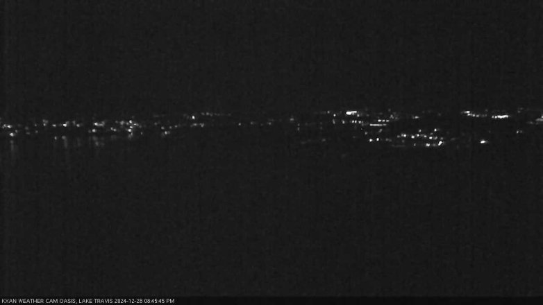 Lake Travis webcam, December 28, 2024 8:45 PM CT