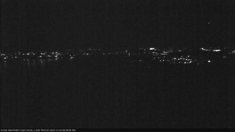 Lake Travis webcam, December 28, 2024 9:00 PM CT