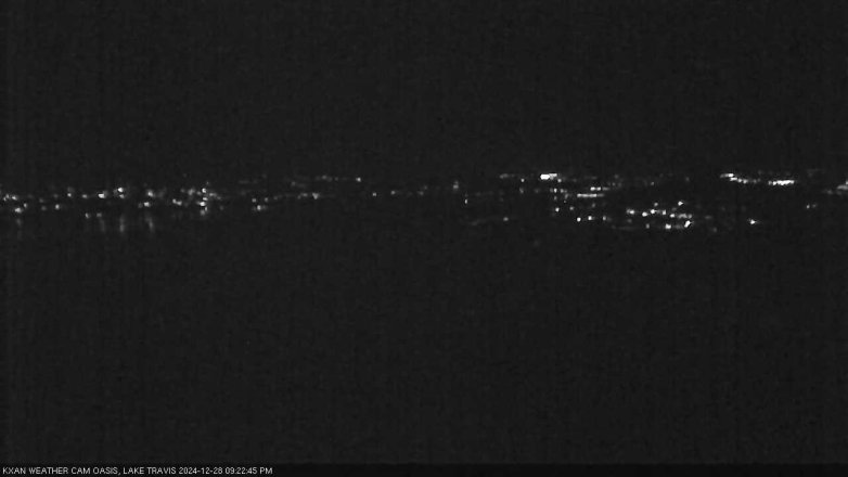 Lake Travis webcam, December 28, 2024 9:25 PM CT