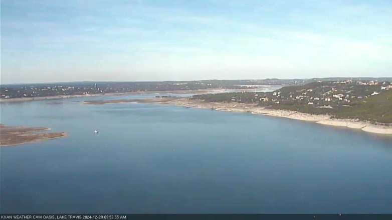 Lake Travis webcam, December 29, 2024 10:00 AM CT