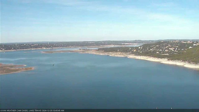 Lake Travis webcam, December 29, 2024 10:45 AM CT