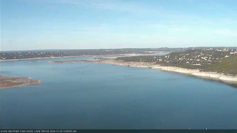 Lake Travis webcam, December 29, 2024 11:00 AM CT