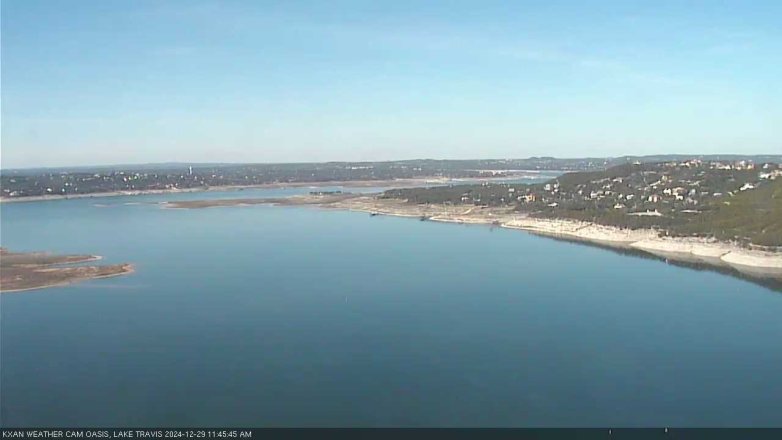 Lake Travis webcam, December 29, 2024 11:45 AM CT