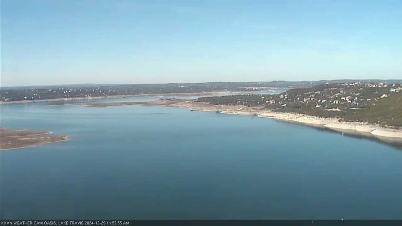 Lake Travis webcam, December 29, 2024 12:00 PM CT