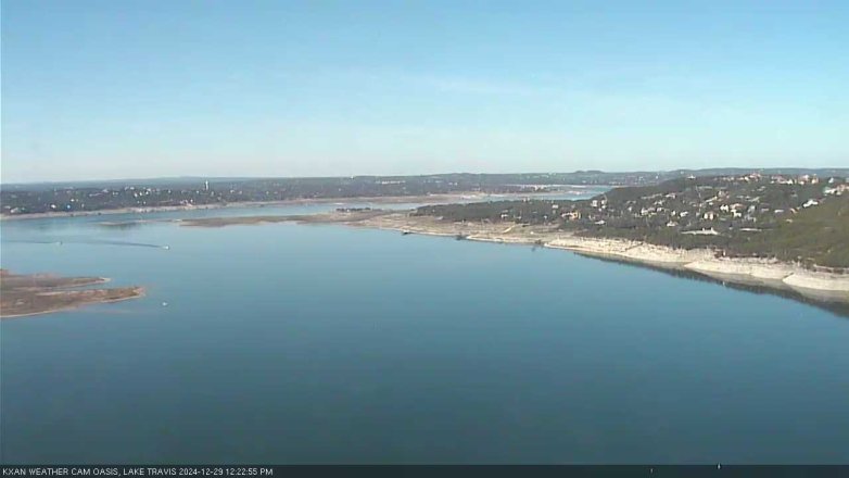 Lake Travis webcam, December 29, 2024 12:25 PM CT