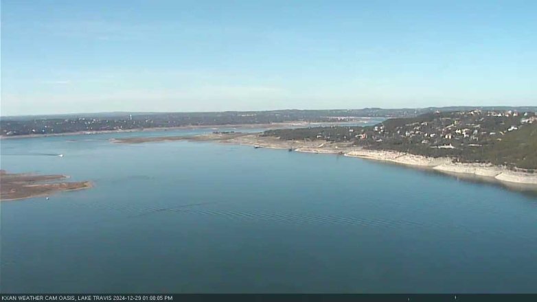 Lake Travis webcam, December 29, 2024 1:00 PM CT