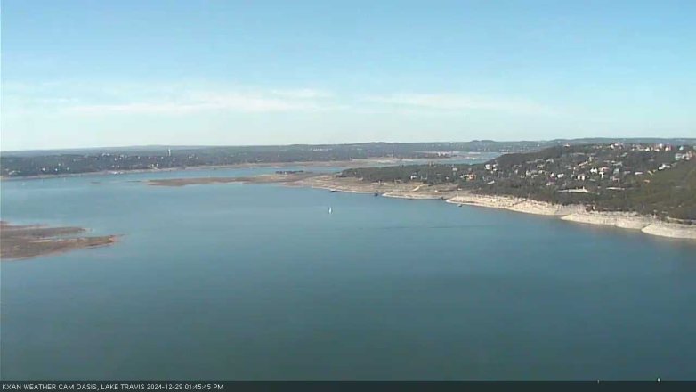 Lake Travis webcam, December 29, 2024 1:45 PM CT